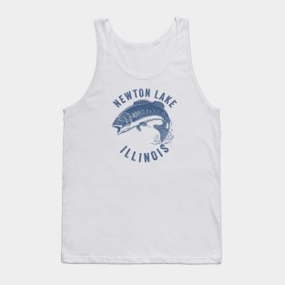 Newton Lake Illinois Tank Top